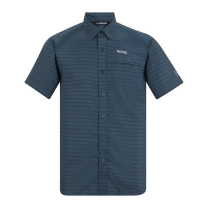 Front - Regatta Mens Mindano Triangle Short-Sleeved Shirt