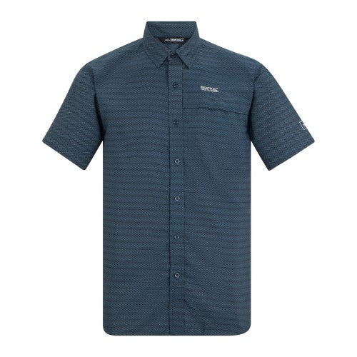 Front - Regatta Mens Mindano Triangle Short-Sleeved Shirt