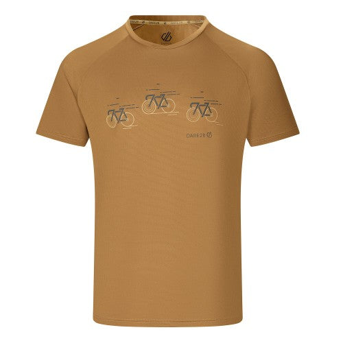 Front - Dare 2B Mens Tech II Bicycle T-Shirt