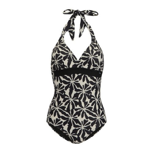 Front - Regatta Womens/Ladies Flavia II Abstract Floral One Piece Swimsuit