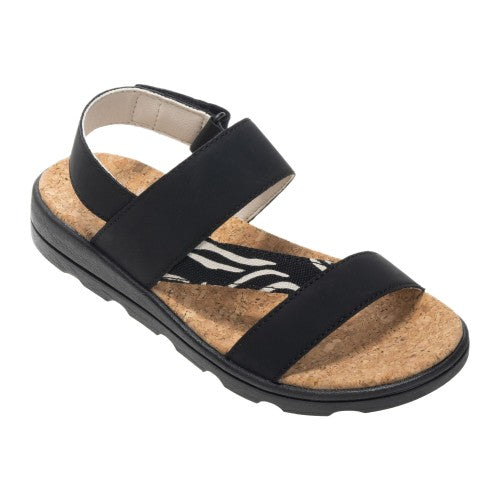 Front - Regatta Womens/Ladies Rylie Zebra Print Sandals