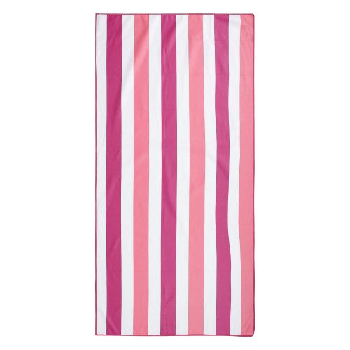 Front - Regatta Stripe Microfibre Beach Towel