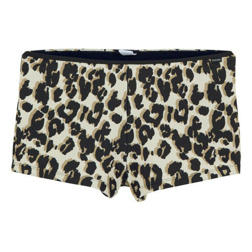 Front - Regatta Womens/Ladies Aceana Leopard Print Bikini Shorts