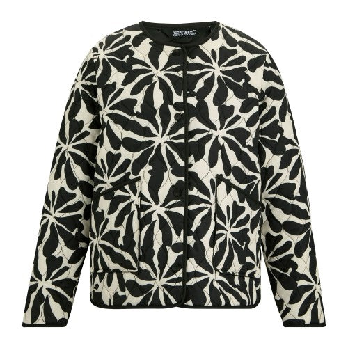 Front - Regatta Womens/Ladies Mira Abstract Floral Padded Jacket