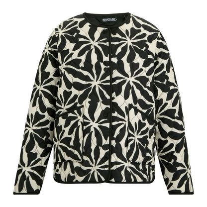 Front - Regatta Womens/Ladies Mira Abstract Floral Padded Jacket