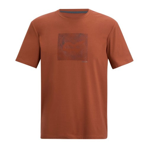 Front - Regatta Mens Fingal Topographic T-Shirt