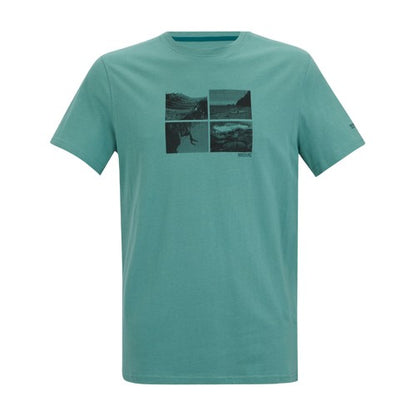 Front - Regatta Mens Breezed Square Detail T-Shirt