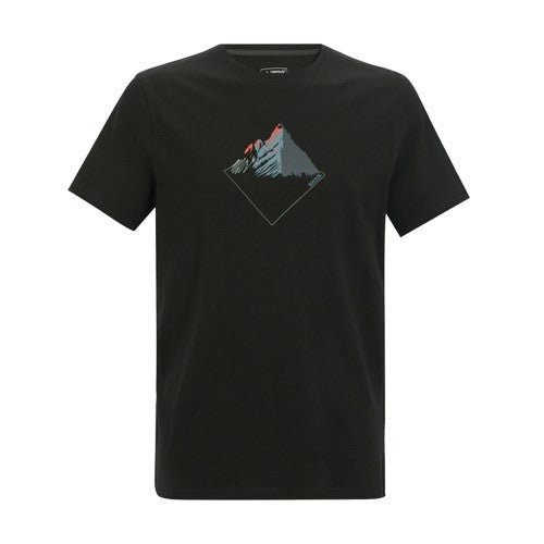 Front - Regatta Mens Breezed Mountain Peaks T-Shirt