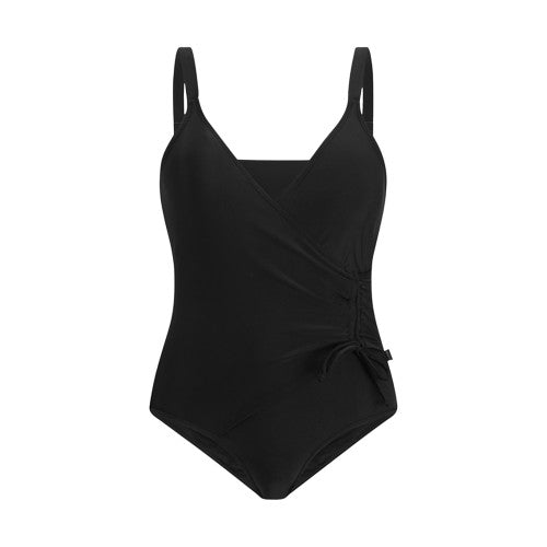 Front - Regatta Womens/Ladies Baylenne Plain One Piece Swimsuit