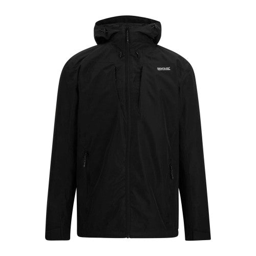 Front - Regatta Mens Calderdale Colour Block Waterproof Jacket