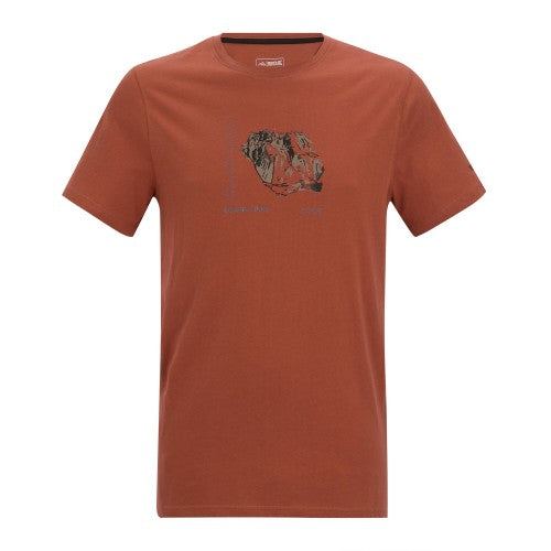 Front - Regatta Mens Breezed Mountain Flow T-Shirt