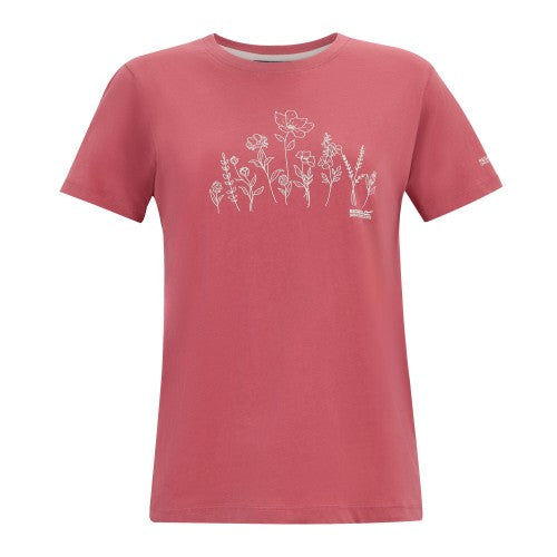 Front - Regatta Womens/Ladies Filandra VX Floral T-Shirt