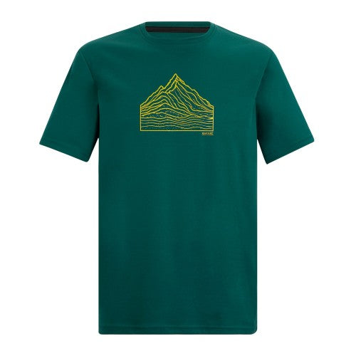 Front - Regatta Mens Fingal Topographic T-Shirt