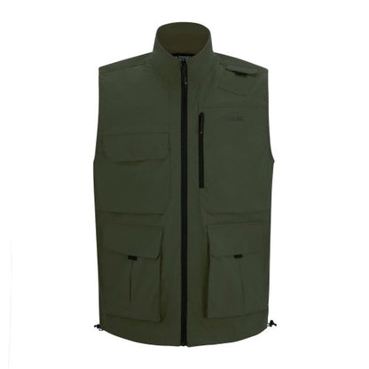 Front - Regatta Mens Light Insect Repellent Travel Body Warmer
