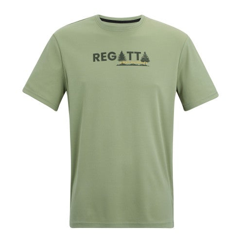 Front - Regatta Mens Fingal Pine Tree T-Shirt