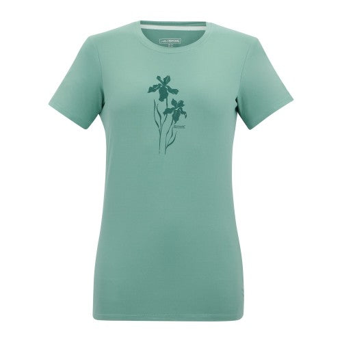 Front - Regatta Womens/Ladies Fingal Flowers Stretch T-Shirt