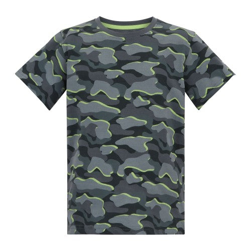 Front - Regatta Childrens/Kids Bosley Camo T-Shirt