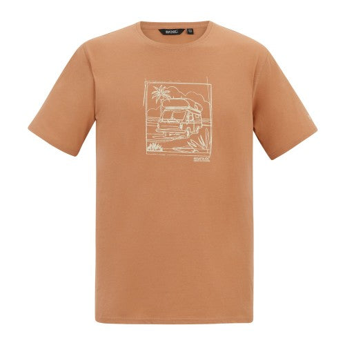 Front - Regatta Mens Cline IX Caravan T-Shirt