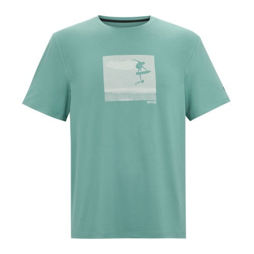 Front - Regatta Mens Fingal Hydrofoiling T-Shirt