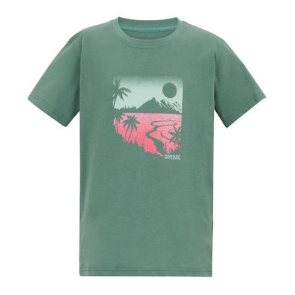 Front - Regatta Childrens/Kids Bosley Artwork T-Shirt