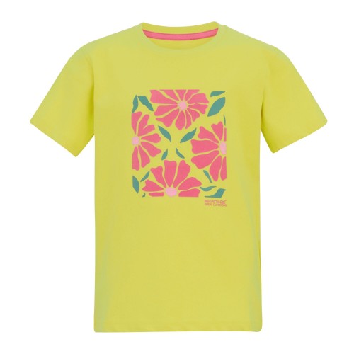 Front - Regatta Childrens/Kids Bosley Floral T-Shirt