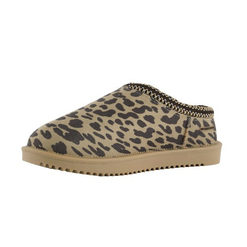 Front - Regatta Womens/Ladies Risley Leopard Print Mules