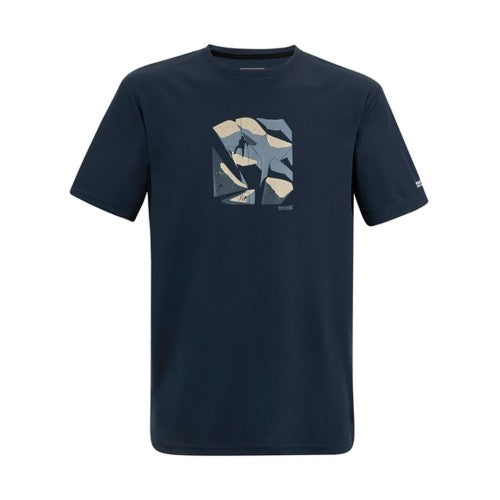 Front - Regatta Mens Fingal Rock Climber T-Shirt