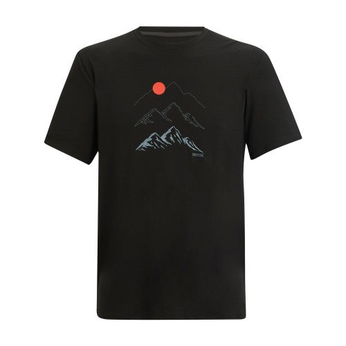 Front - Regatta Mens Fingal Sunset Stretch T-Shirt