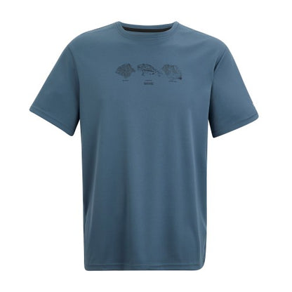 Front - Regatta Mens Fingal Illustration T-Shirt