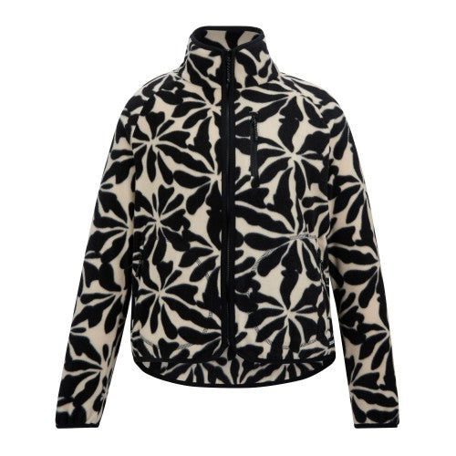 Front - Regatta Womens/Ladies Frankie Abstract Floral Full Zip Fleece Jacket
