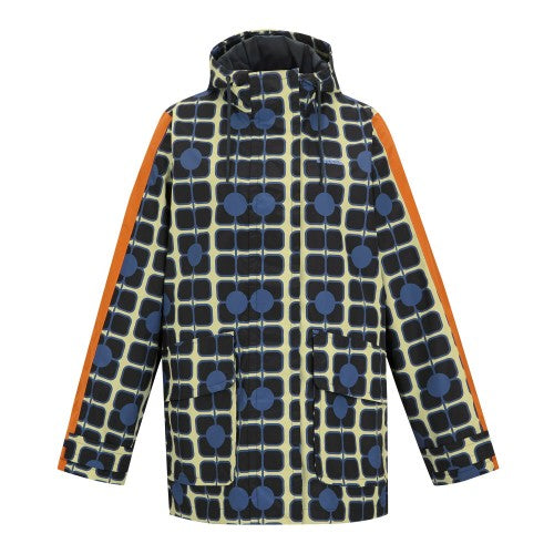 Front - Regatta Womens/Ladies Orla Kiely Mid Length Waterproof Jacket