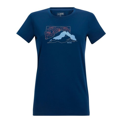 Front - Regatta Womens/Ladies Fingal Abstract Mountain T-Shirt
