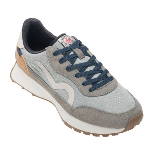 Front - Regatta Mens Marine Heritage II Suede Trainers