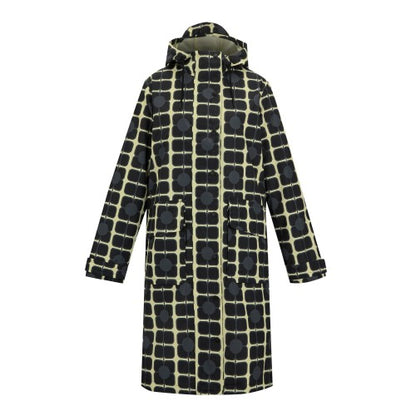 Front - Regatta Womens/Ladies Orla Kiely Poppy Long Length Waterproof Jacket