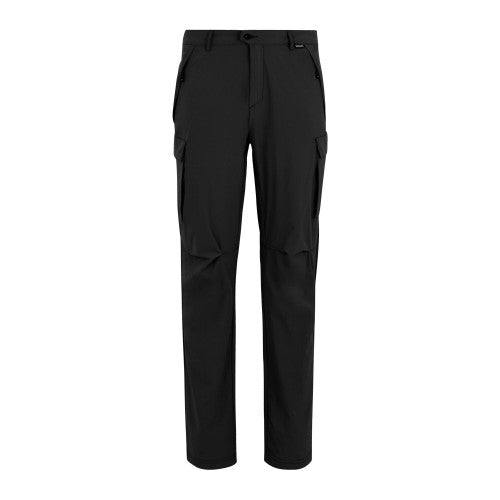 Front - Regatta Mens Summer Questra Cargo Trousers
