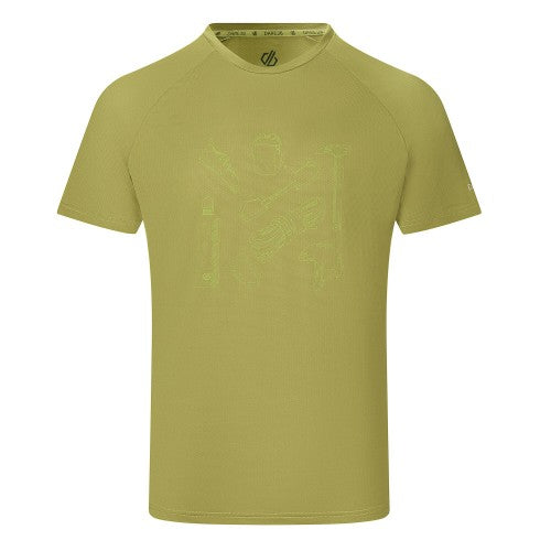 Front - Dare 2B Mens Tech II Graphic Print T-Shirt