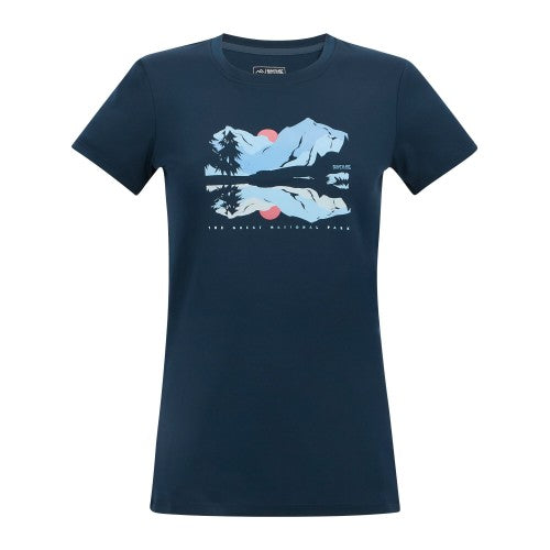 Front - Regatta Womens/Ladies Mountain Scene T-Shirt