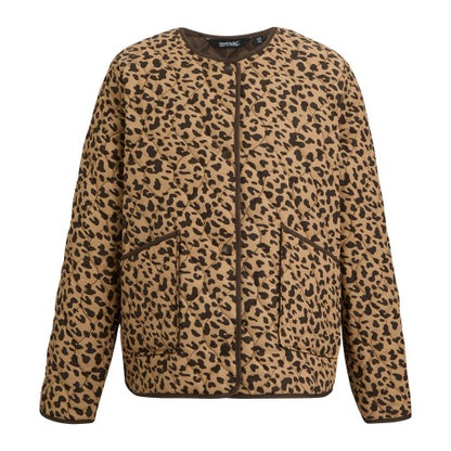 Front - Regatta Womens/Ladies Mira Abstract Leopard Print Jacket