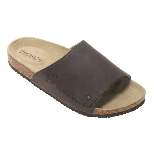 Front - Regatta Mens Coasten Synthetic Suede Sandals