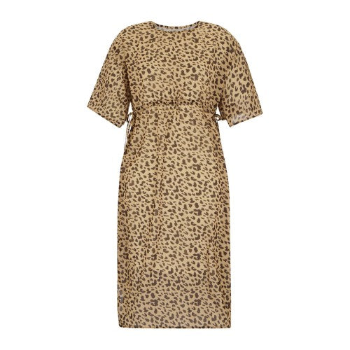 Front - Regatta Womens/Ladies Avorno Abstract Leopard Print Kaftan