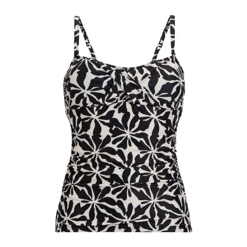Front - Regatta Womens/Ladies Aceana III Abstract Floral Tankini Top