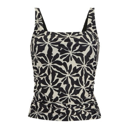 Front - Regatta Womens/Ladies Loria Abstract Floral Tankini Top