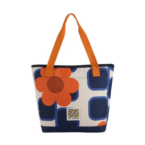 Front - Regatta Orla Kiely 16L Giant Square Flower Cooler Tote Bag