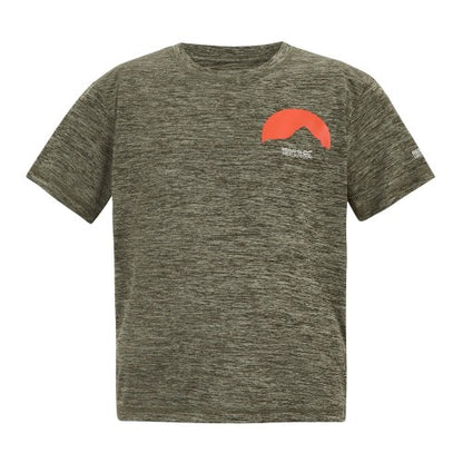 Front - Regatta Childrens/Kids Alvarado Back Print T-Shirt