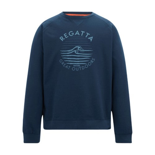 Front - Regatta Mens Nithsdale Wave Sweatshirt