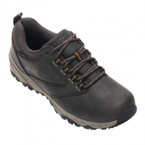 Front - Regatta Mens Amble Waterproof Low Cut Walking Shoes