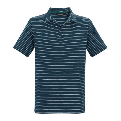 Front - Regatta Mens Hadvo Stripe Polo Shirt