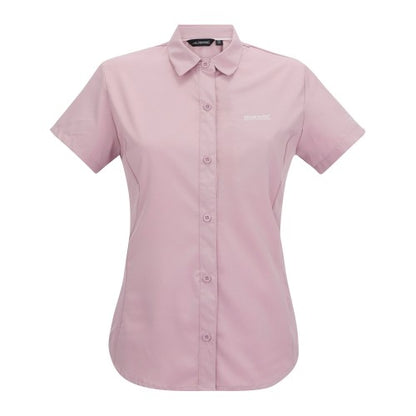Front - Regatta Womens/Ladies Lightweight Insect Repellent Short-Sleeved Travel Shirt