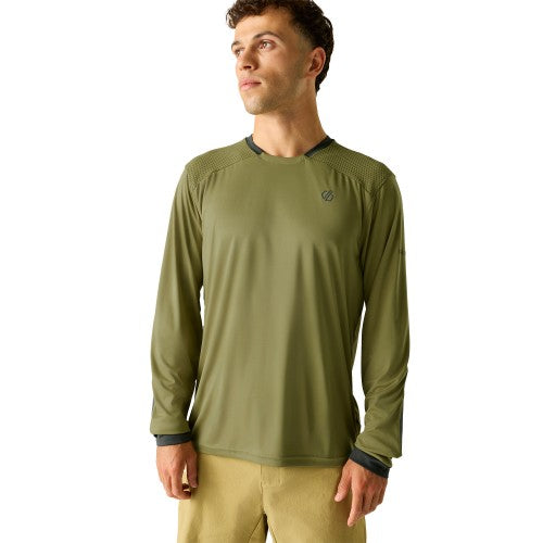 Front - Dare 2B Mens Trackstand Ace Long-Sleeved T-Shirt