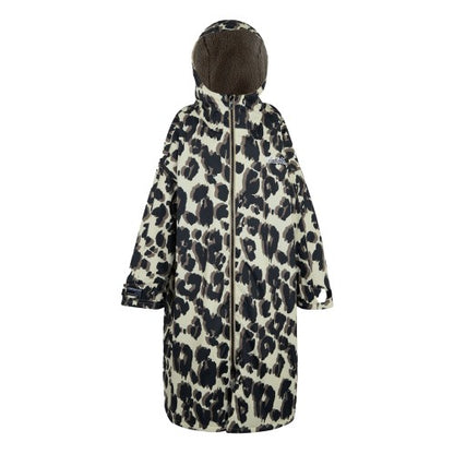 Front - Regatta Unisex Adult Changing Leopard Print Robe